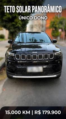 JEEP COMPASS 1.3 T270 TURBO FLEX LONGITUDE AT6